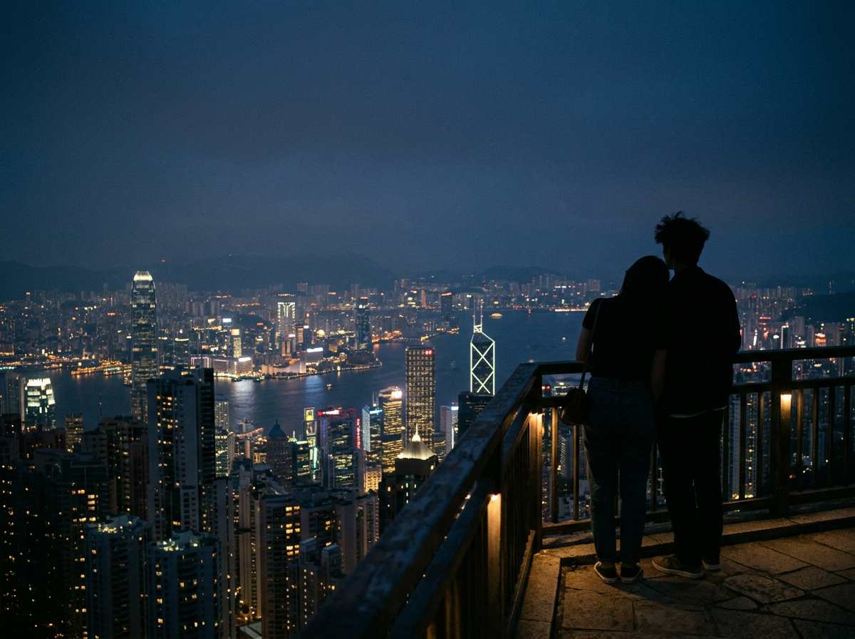 山頂睇夜景